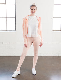 LADIES HIGH RISE COATED LEGGINGS