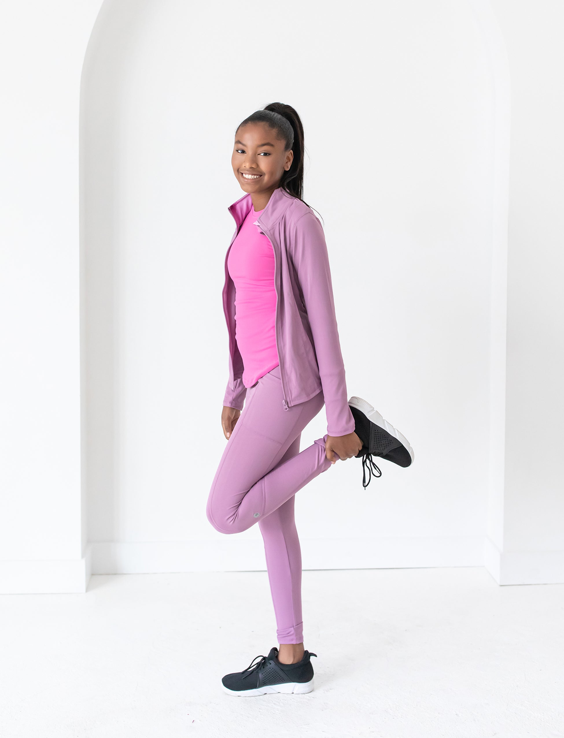 GIRLS SIDE POCKET LEGGING