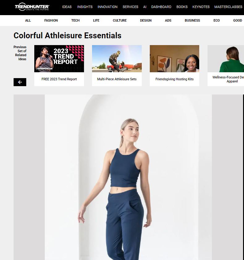 TrendHunter Feature: Colorful Athleisure Essentials