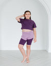 GIRLS CROP COTTON POCKET TEE