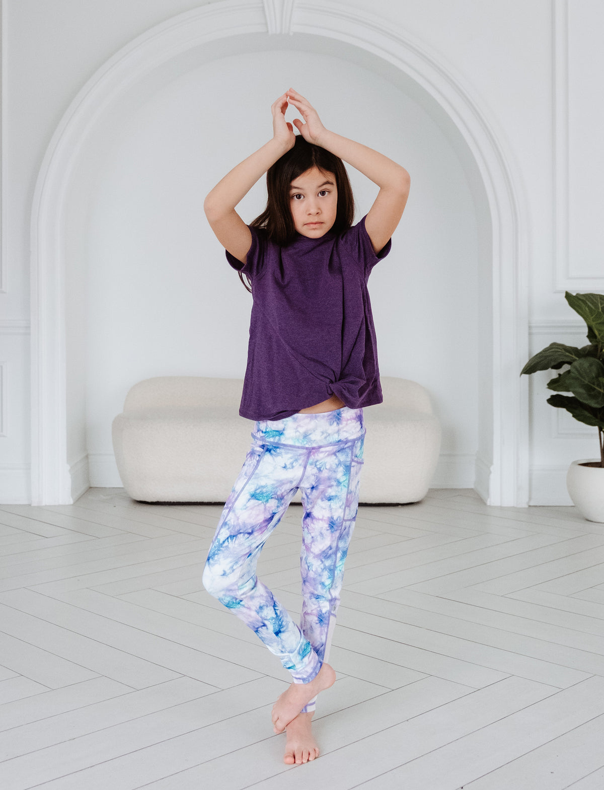 GIRLS 2-6 PRINTED SIDE POCKET LEGGING