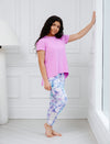 GIRLS PRINTED SIDE POCKET LEGGING