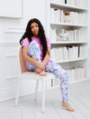 GIRLS PRINTED SIDE POCKET LEGGING
