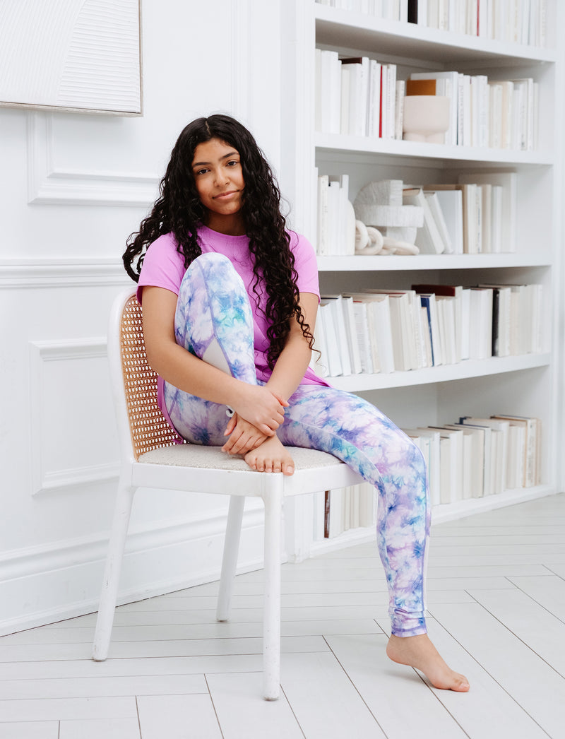 GIRLS PRINTED SIDE POCKET LEGGING