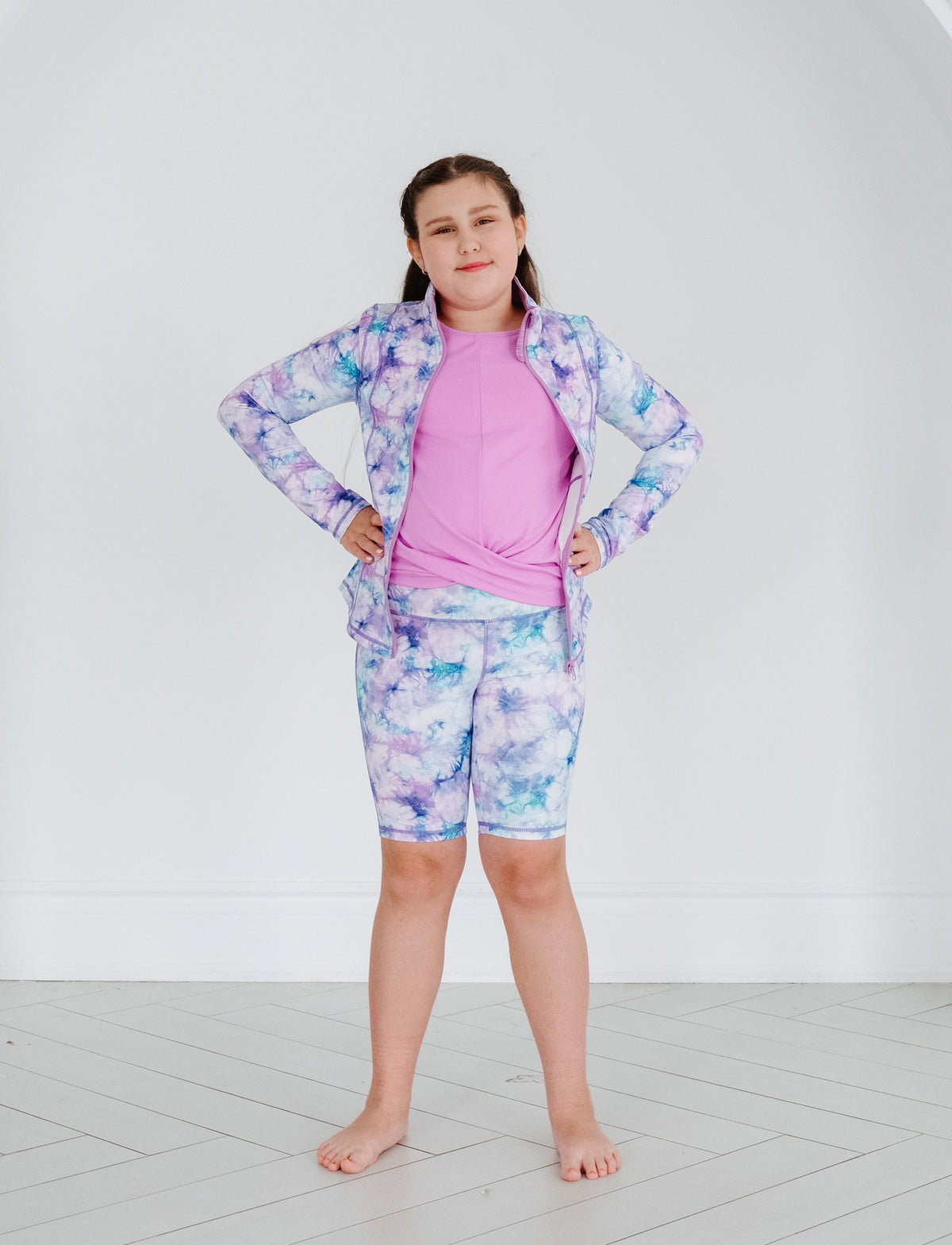 GIRLS TWISTED FRONT TANK