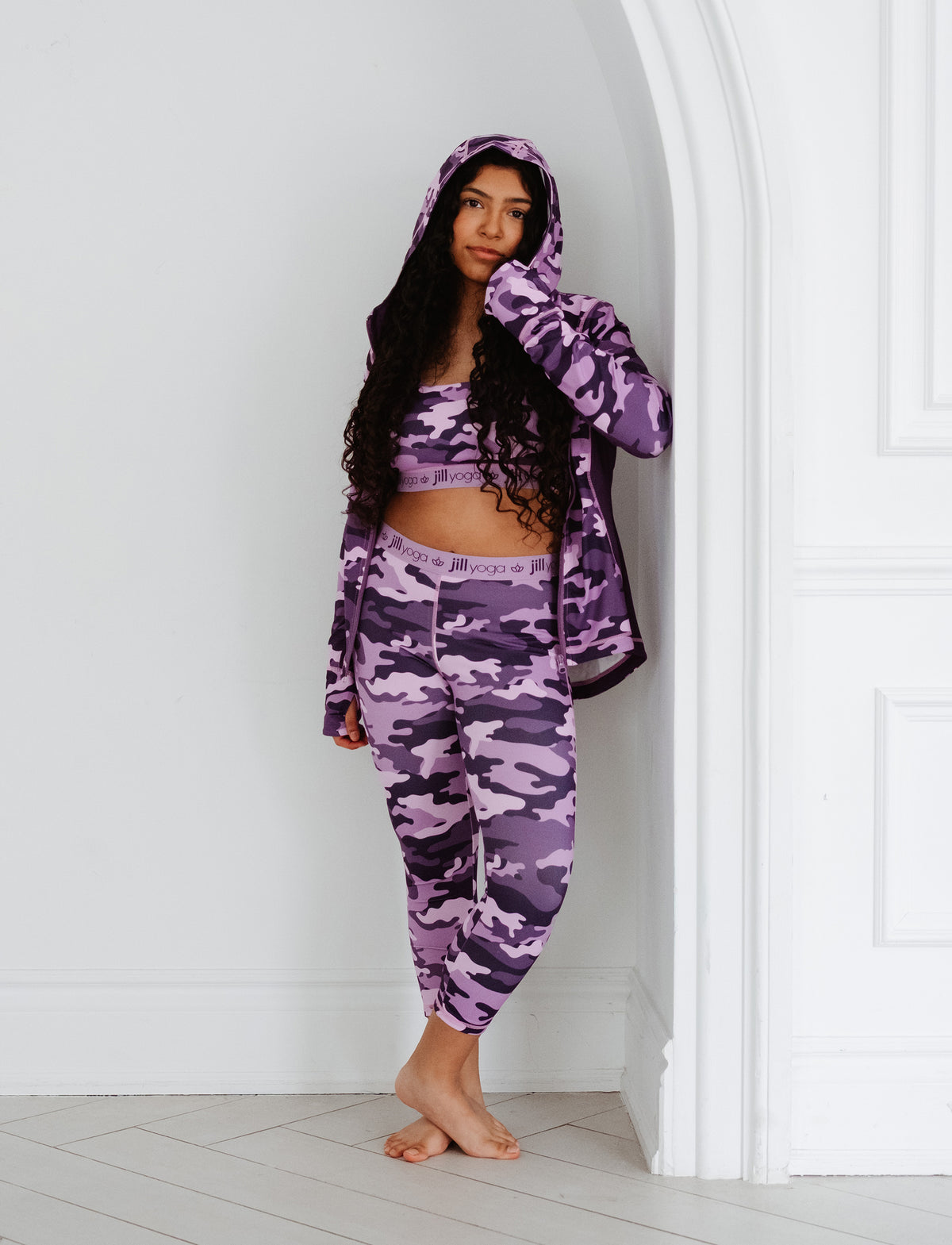 GIRLS ALLOVER PRINT CAPRI LEGGING