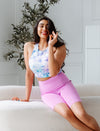 LADIES HIGH NECK ACTIVE CROP