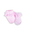 INFANT GIRLS RUFFLE EDGE DRESS SOCKS (2 PACK)