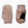 Little Girl's Pink Shadow Plush Mittens