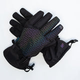 Women's Rainbow Reflective Gloves