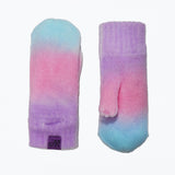 Little Girl's Pastel Ombre Knit Mittens