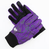 Girl's Purple Reflective Rainbow Ombre Commuter Gloves
