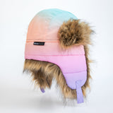 Girl's Pastel Ombre Trapper Hat