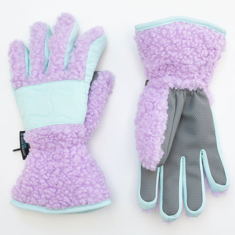 Girl's Orchid Ice Sherpa Gloves