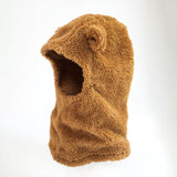 Little Boy's Camel Plush Bear Ears Balaclava