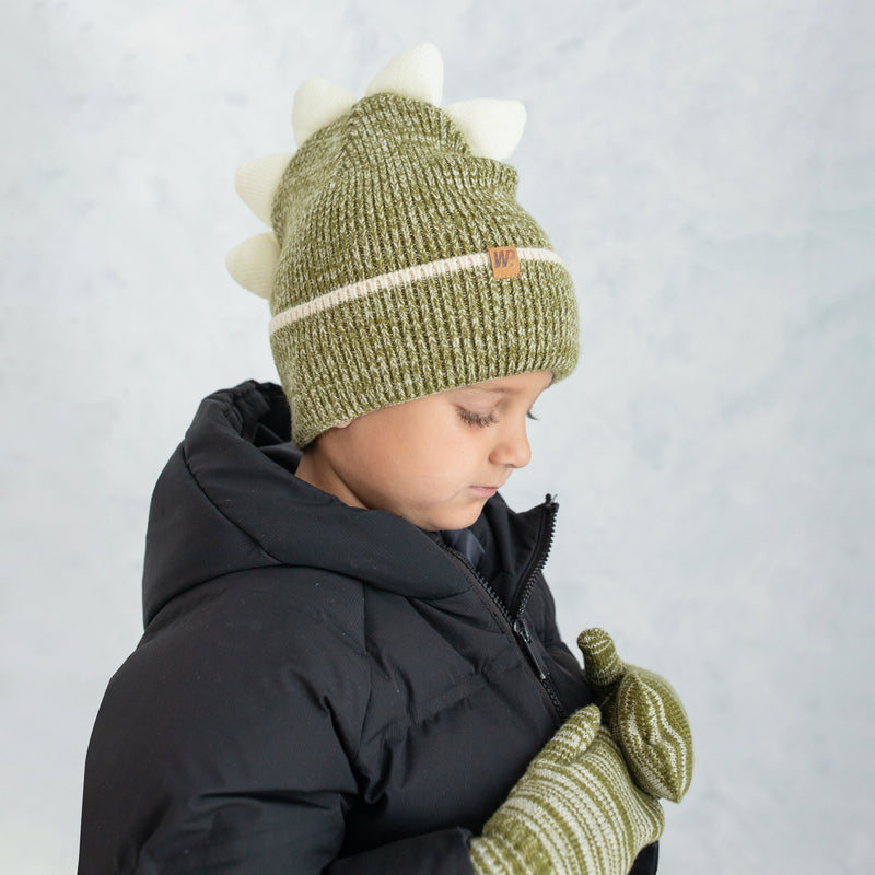 Little Boy's Dino Knit Toque