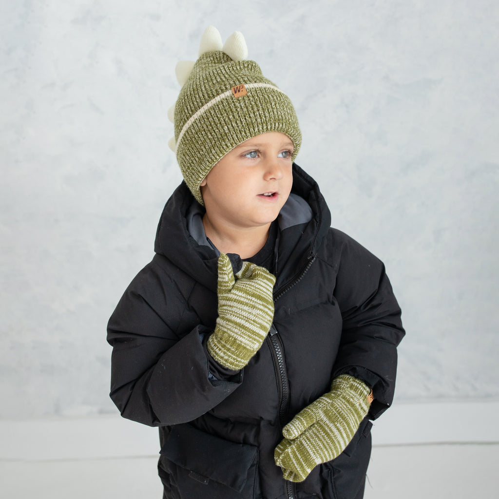 Little Boy's Dino Knit Toque