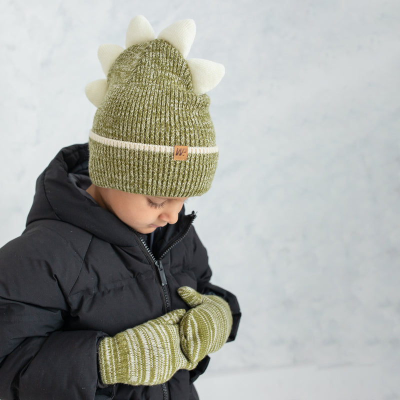 Little Boy's Dino Knit Toque