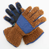 Boy's Camel Sherpa Gloves