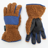 Boy's Camel Sherpa Gloves
