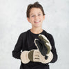 Boy's Cream Sherpa Gloves