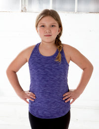 GIRLS 2-6 SCOOPED RACERBACK TANK