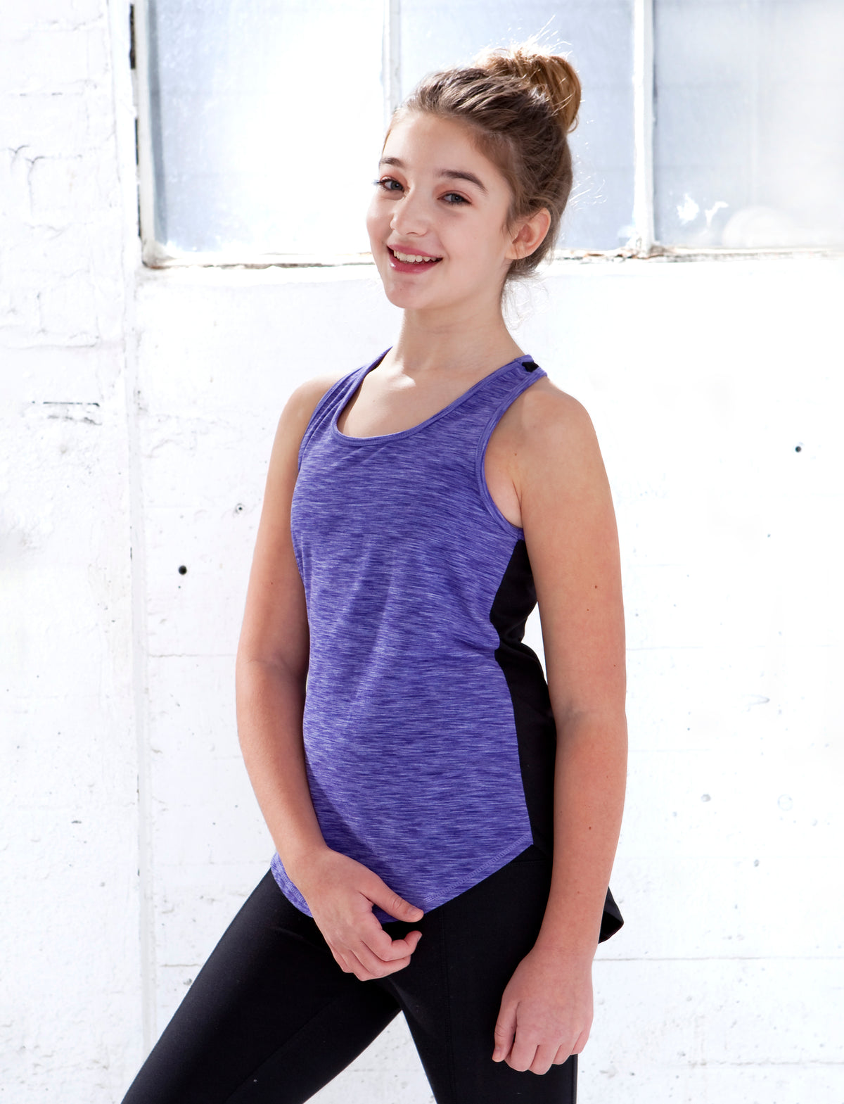 GIRLS SCOOPED RACERBACK TANK