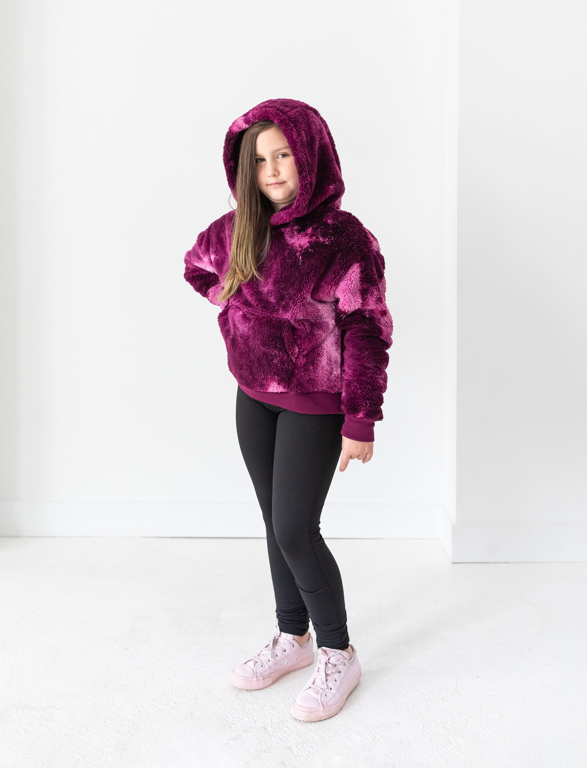 GIRLS 2-6 COZY UP PRINTED HOODY