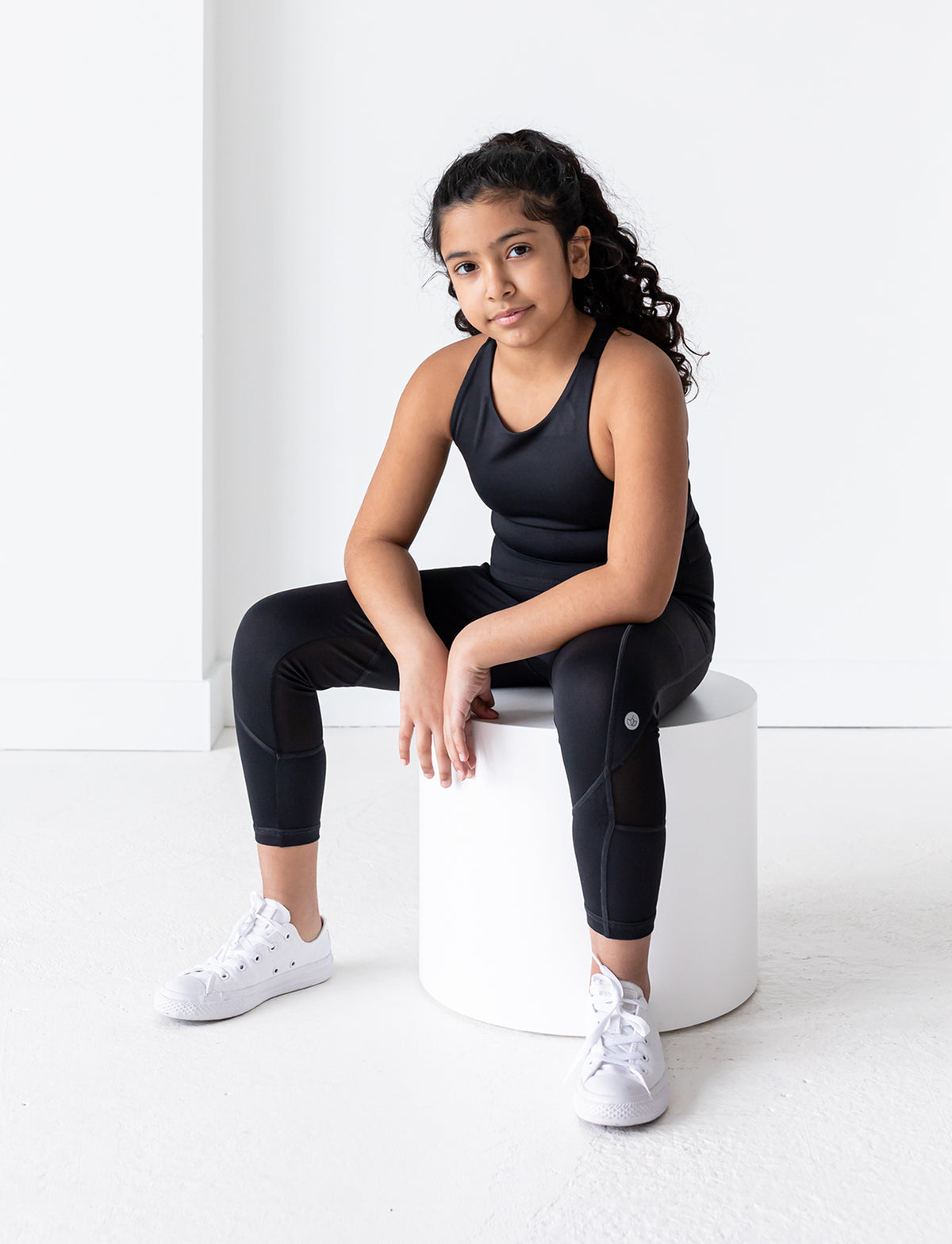 GIRLS 2-6 CARBON CAPRI