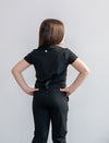 GIRLS 2-6 SPLIT BACK T-SHIRT