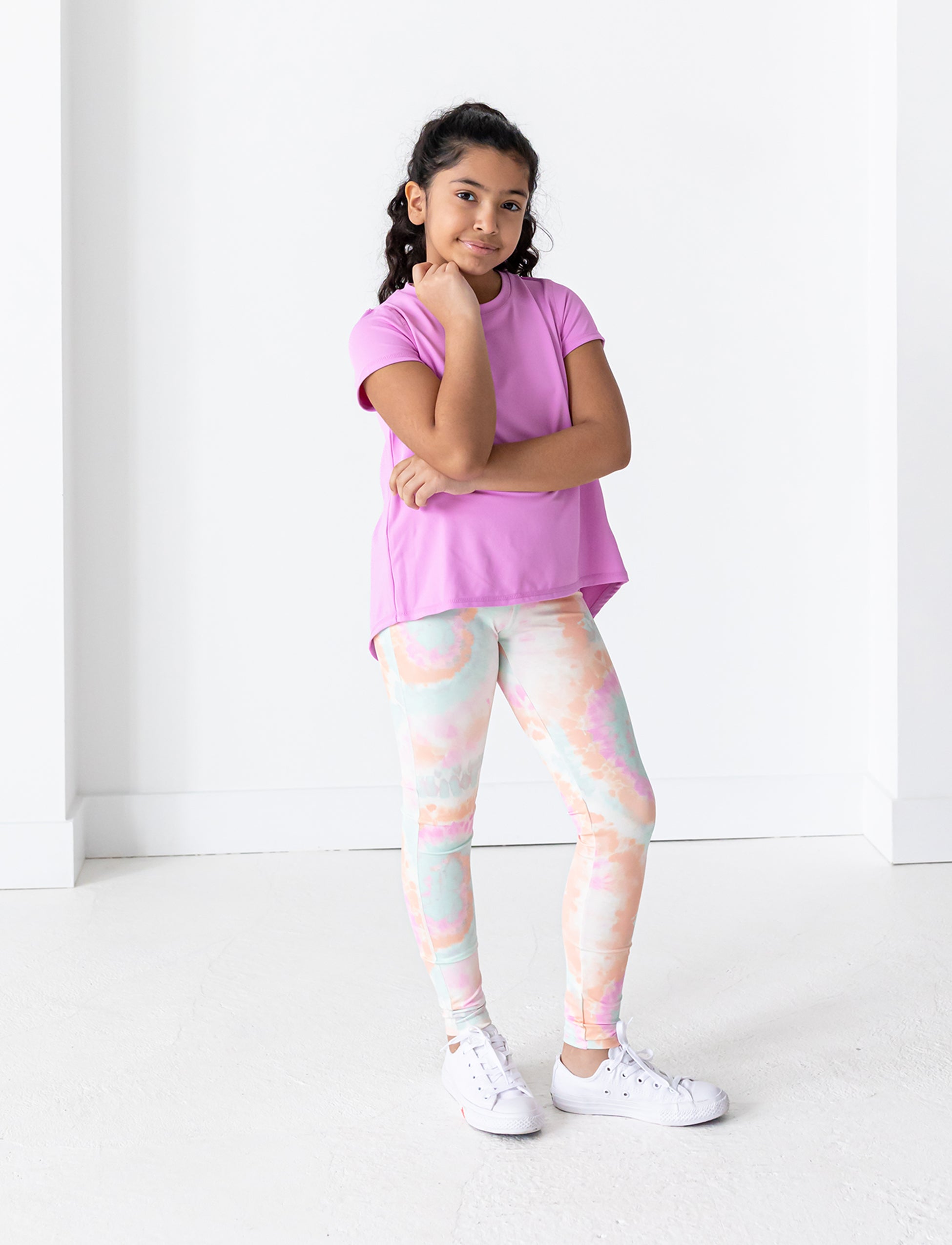 GIRLS 2-6 SPLIT BACK T-SHIRT