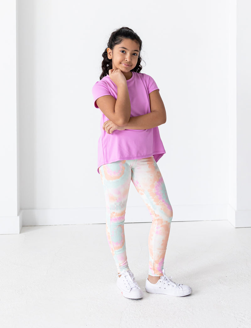 GIRLS 2-6 SPLIT BACK T-SHIRT