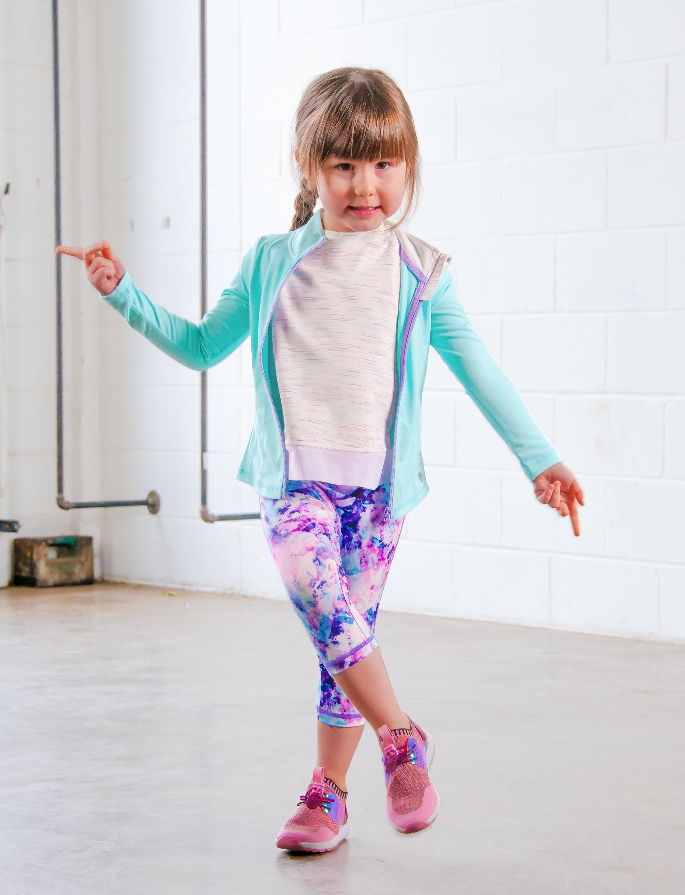 GIRLS 2-6 YOGA JACKET