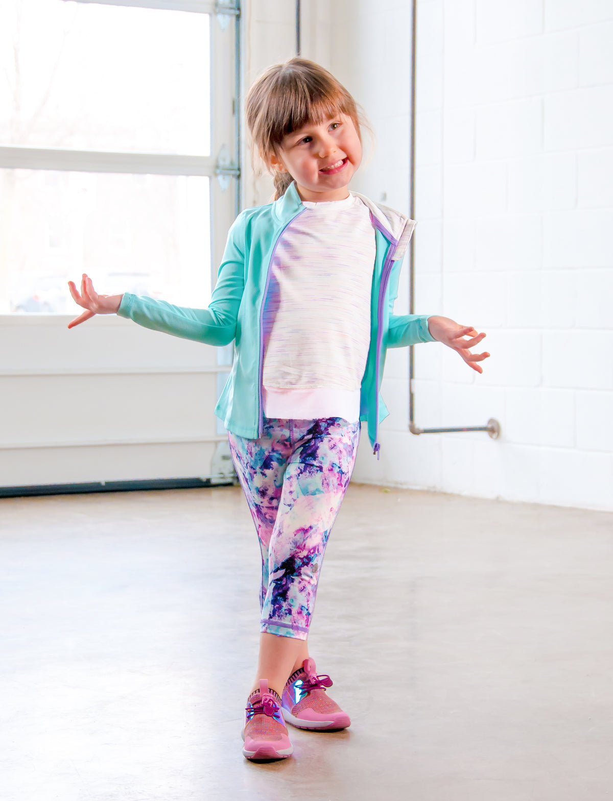 GIRLS 2-6 YOGA JACKET
