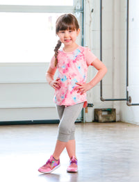 GIRLS 2-6 STRETCH COTTON CROPPED JOGGER