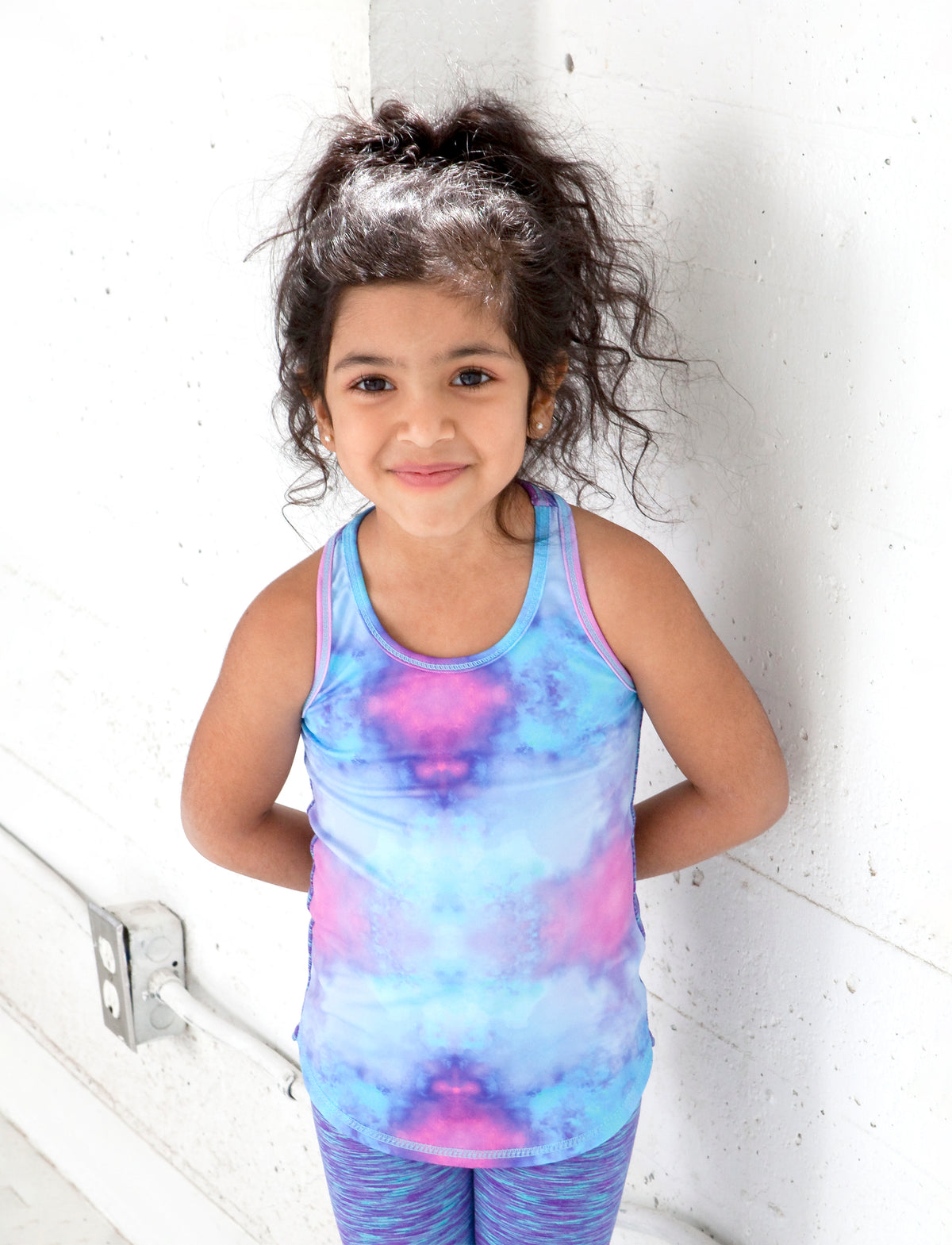 GIRLS 2-6 SCOOPED RACERBACK TANK