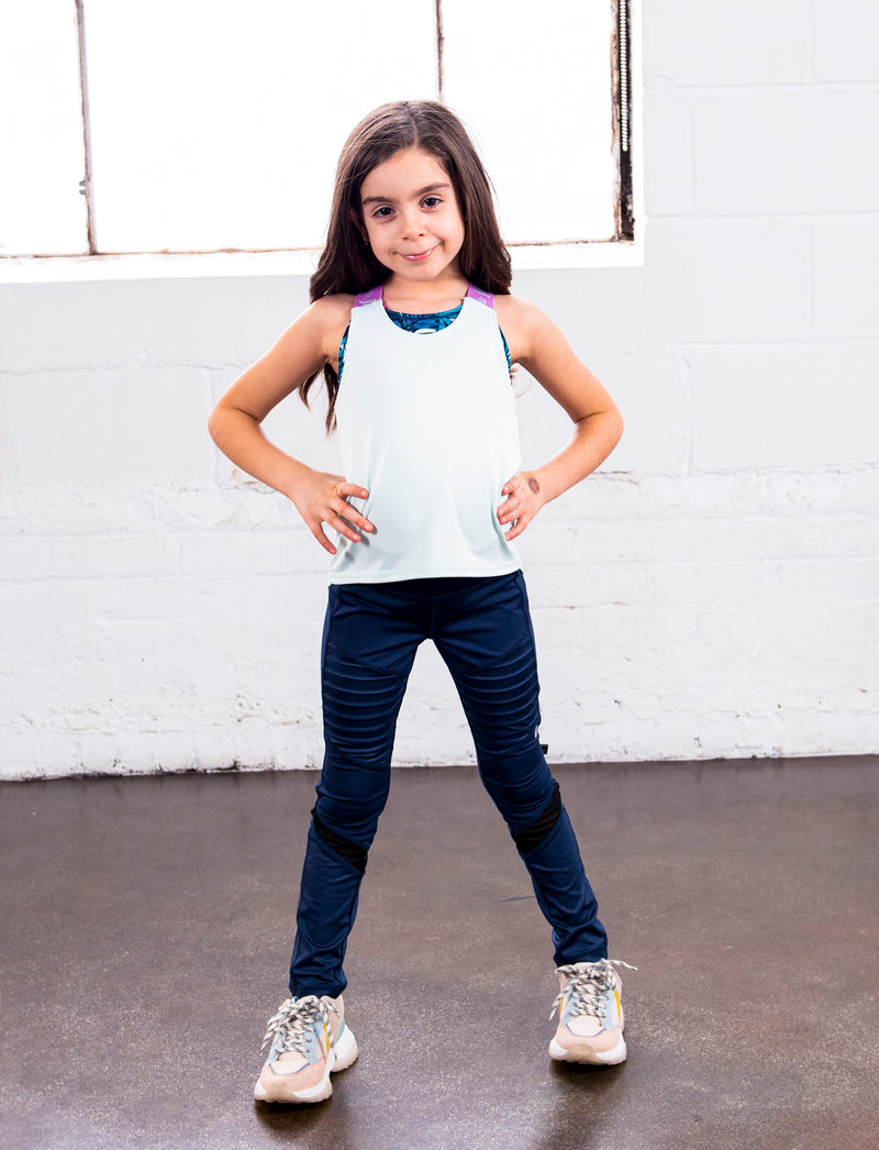 GIRLS 2-6 MOTO LEGGING