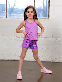 GIRLS 2-6 SIDE POCKET YOGA SHORT
