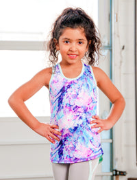 GIRLS 2-6 SCOOPED RACERBACK TANK