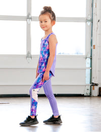 GIRLS 2-6 SIDE PANELED LEGGINGS