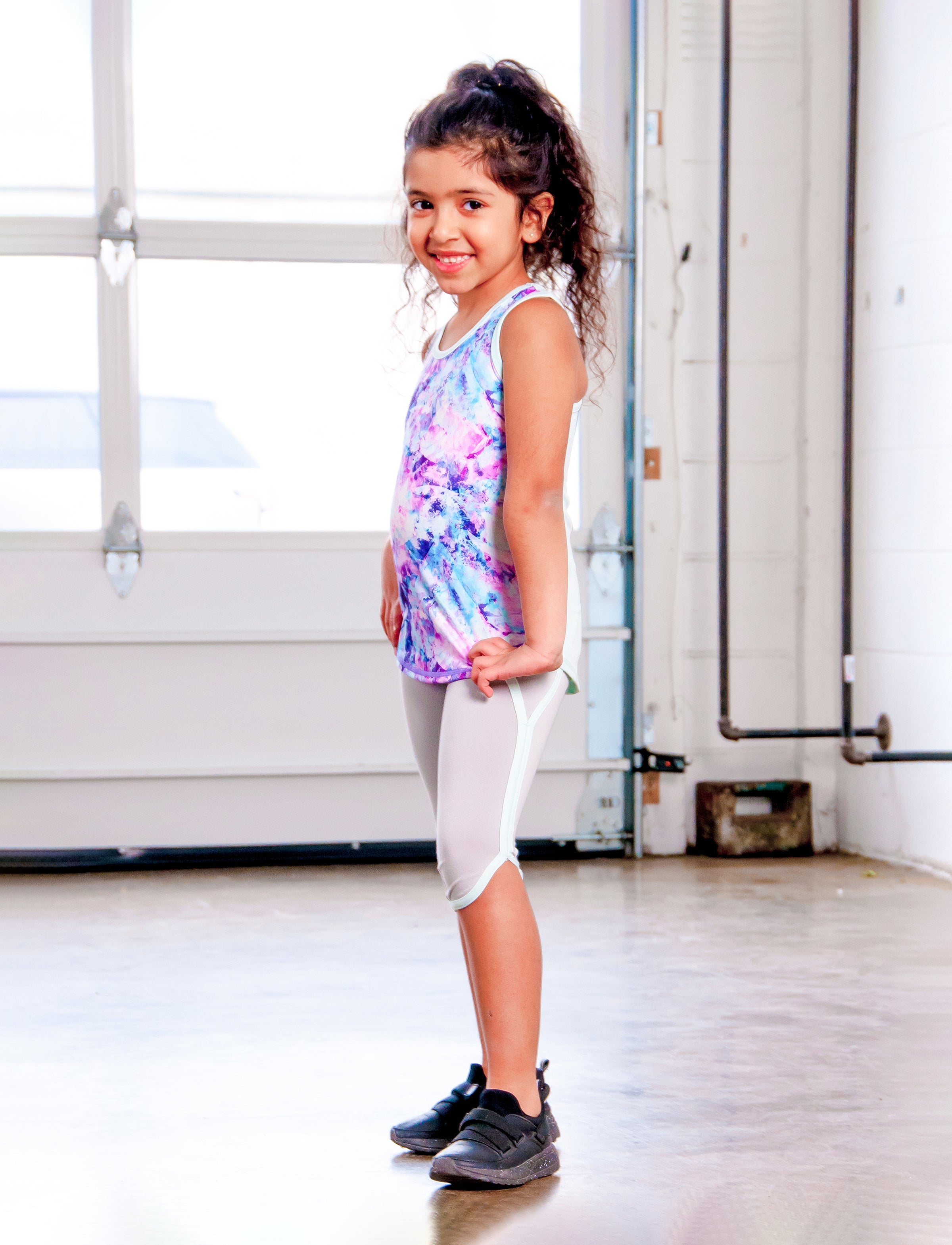 GIRLS 2-6 RETRO CAPRI LEGGINGS