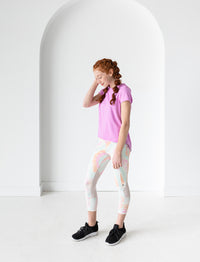 GIRLS CARBON CAPRI