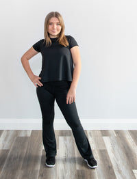 GIRLS  FLARED ACTIVE PANT
