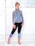 GIRLS CUT AND SEW ATHLETIC JACKET