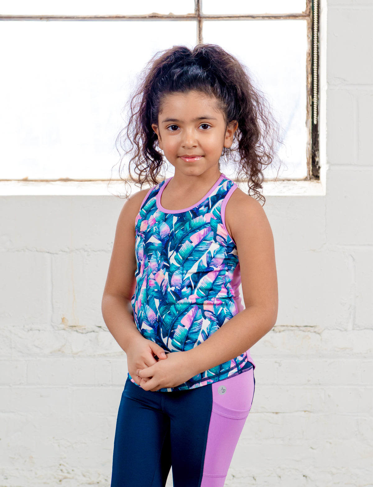 GIRLS 2-6 SCOOPED RACERBACK TANK