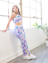 GIRLS HIGH NECK ACTIVE CROP
