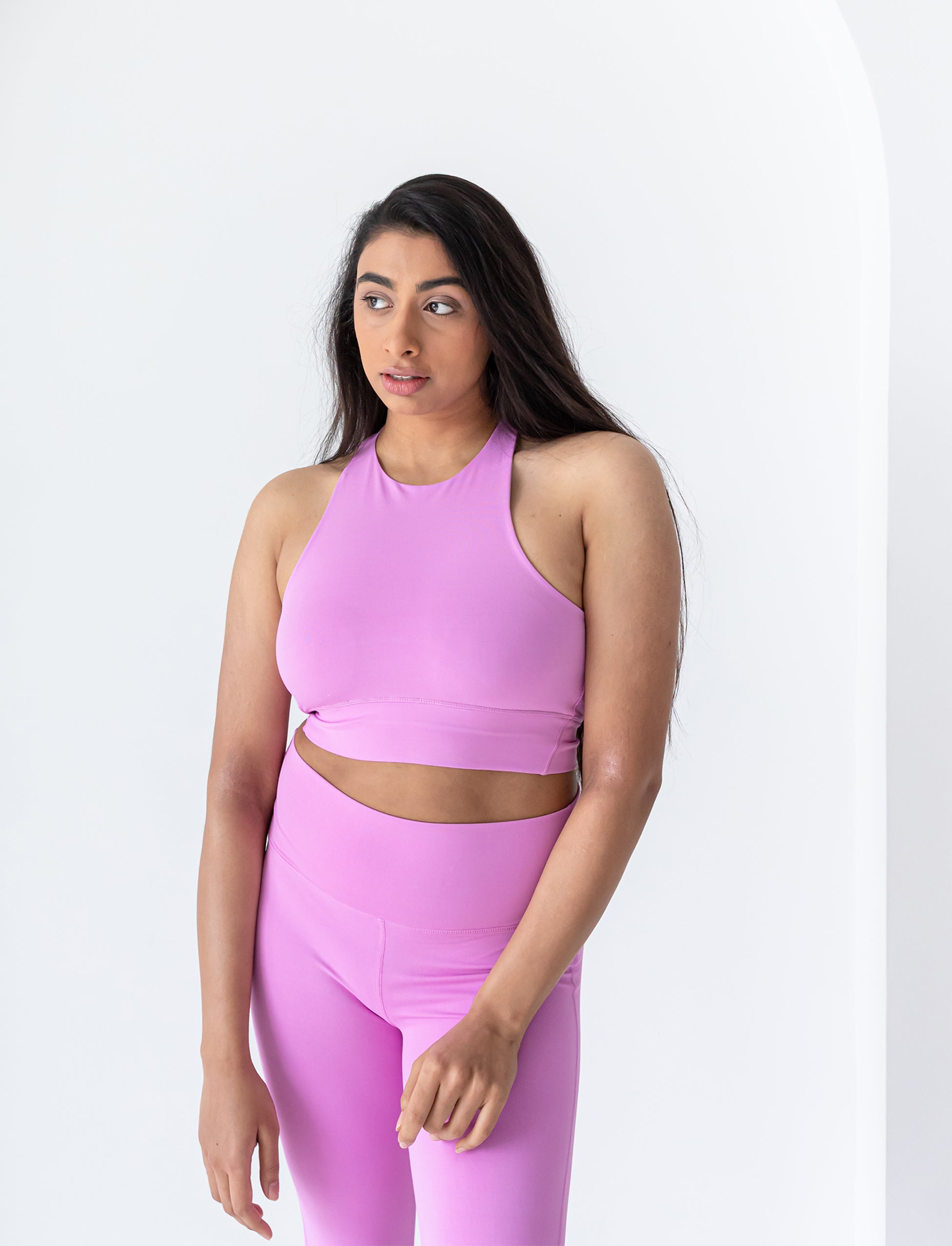 LADIES HIGH NECK ACTIVE CROP – Jill Yoga