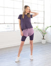 LADIES DOUBLE LAYER MESH BIKE SHORT