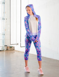 LADIES PERFECTLY PINEAPPLE CAPRI LEGGING