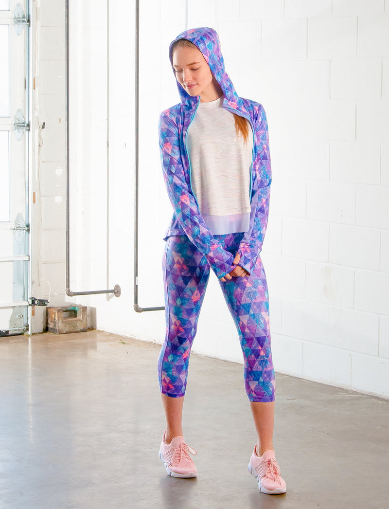 LADIES PERFECTLY PINEAPPLE CAPRI LEGGING